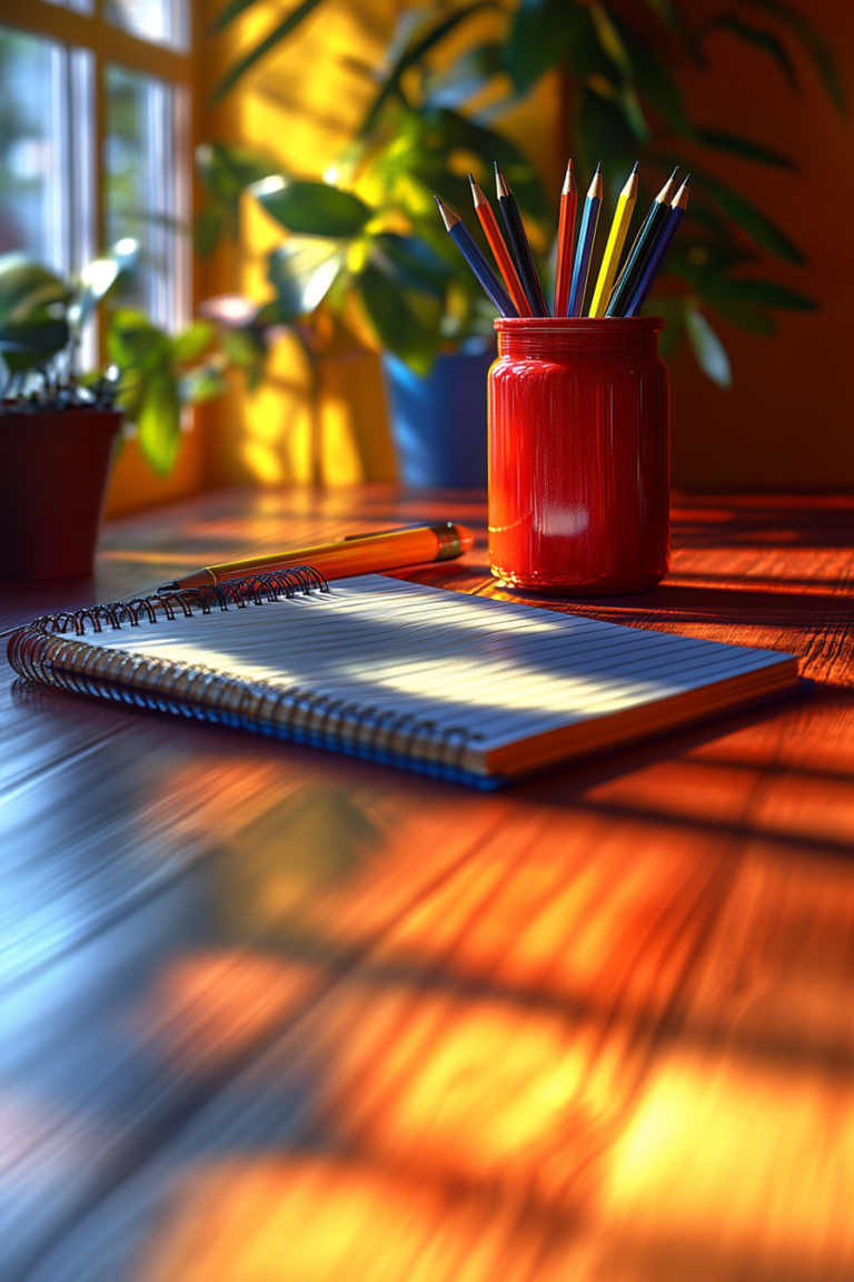 jneomaster_realistic_image_home_office_notebok_pen_pencil_plann_ddf44468-fbb7-455a-9552-e20bd4ab3c1d